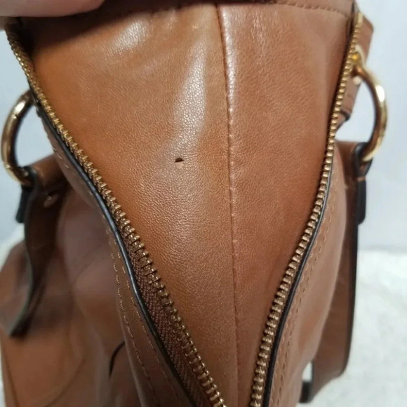 michael Kors Satchel Purse Brown Tan - Picture 6 of 14